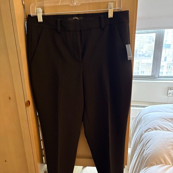 Tahari NWT Black Ankle Pants Size 8 - Picture 1 of 6